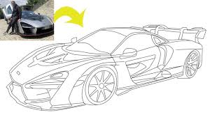 How To Create Digital Drawing Cristiano Ronaldo Car Mclaren Senna Free Download Vector Illustrator Cristiano Ronaldo Ronaldo Justin Timberlake