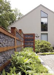 Wood Framed Gabions Its A Green Life Amenagement Jardin Cloture Jardin Jardin Moderne