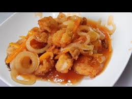 Ada sensasi rasa gurih dan daging ikannya manis menandakan kesegaran dari ikan yang digunakan. 34 Udang Tepung Saus Asam Manis Resepi Kitchen