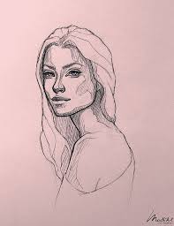 Draw with shapes on the left to discover matching artworks on the right. Muj Sketchbook Art I Drawing Pretty Girl I Inspirovany Olivia Wilde Utrzkovite Portret Ro Art Sketchbook Art Drawings Sketches Creative Art Drawings Sketches