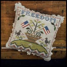 This pattern is called civil war union flag. the pattern would be great stitched for yourself or for someone that is a civil war collector or is a civil war buff. Little House Needleworks Freedom Early American Series Cross Stitch Pattern 123stitch