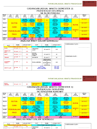 Jadwal sholat atau waktu sholat versi baru dan terupdate untuk wilayah jakarta dan seluruh indonesia. 2a Cadangan Jadual Waktu Sem 1 2