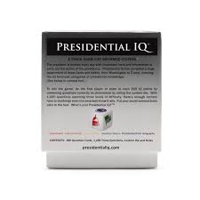 Perhaps it was the unique r. Presidential Iq Game More Than Just A Presidential Trivia Game