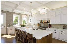 But homes are now being built with standard 9 or 10 foot ceilings on the first floor, and ceilings at 8 or 9 feet tall on the second floor. 10 Foot Ceilings What To Do Kitchens Forum Gardenweb Kitchen Design Kitchen Design Decor Coffered Ceiling Kitchen