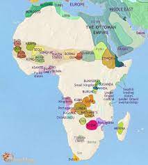 Map Of Africa 1800 Map Of Africa At 1789Ad | Timemaps