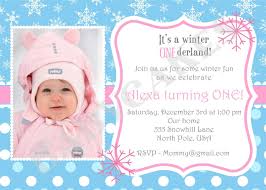 Invitation Templates Text Message 1st Birthday Invitation Message Winter Onederland Snowflake 1st Birthday Invitation By Jcbabycake Create Birthday Invitations Birthday Party Invitation Wording 1st Birthday Invitation Wording