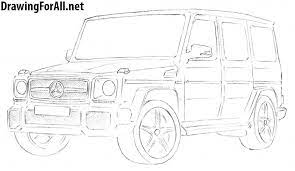 Ausmalbilder mercedes amg g klasse / mercedes benz design skizzen : How To Draw Mercedes Benz G Class Mercedes Benz G Class Benz G Class G Class