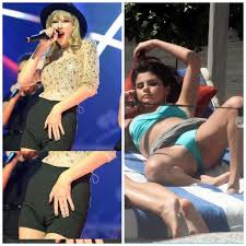 Let me holla at ya, let me holla at ya i like the way you lookin' (2x) i want you on my lap (2x) come and sit (2x) like i'm santa claus. Comparingcelebs On Twitter Taylor Swift S Camel Toe Vs Selena Gomez S Camel Toe Rt For Taylor Fv For Selena Http T Co Qmoyzhbtz3