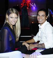 Julio iglesias' wife miranda rinsjburger and her daughters victoria iglesias , cristina iglesias and rodrigo iglesias are seen playing with tirolina. No Wedding Nerves For Julio Iglesias Jr As He S Spotted Kissing His Fiancee The Night Before Their Big Day Daily Mail Online