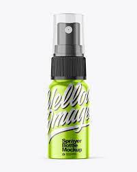 Download Brushed Metallic 30ml Spray Bottle Mockup In Bottle Mockups On Yellow Images Object Mockups
