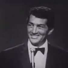 Dean performing “Send Me the Pillow that You Dream On” during a 1965 show  with Frank Sinatra and Sammy Davis Jr.