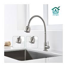 Einen wasserhahn in der küche anschließen, kann angesichts beengter platzverhältnisse. Kaltwasserhahn Kuchenarmatur 304 Edelstahl Wasserhahn Kuche 360 Drehbarer Spultischarmatur Armatur Kuche Mit Flexiblem Hals Zm20007