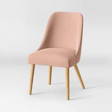 Geller Modern Dining Chair Natural Oak Finish Pink Project 62 Target Dining Chairs Dining Chairs Diy Midcentury Modern Dining Chairs