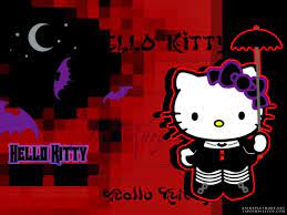 Hello kitty figurine, kittens, cat, piggy bank, copy space, representation. Emo Hello Kitty Wallpapers Top Free Emo Hello Kitty Backgrounds Wallpaperaccess