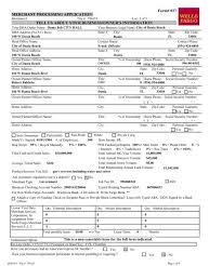 A printed version of a wells fargo business online statement is the same as a paper statement mailed via u.s. Form 037 Merchant Processing Application Tell Us