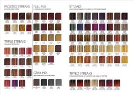 wella demi permanent hair color chart awesome dye colors