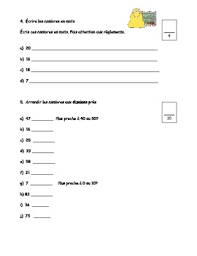 These third grade math worksheets cover the key skills being taught in third grade math, from multiplication to counting coins. French Immersion Place Value Worksheets For Grades 2 And 3 Math
