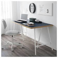 Ikea Linnmon Lerberg 892 166 57 Stol Sinij Belyj 150x75 Sm Prodazha Cena V Cherkassah Ofisnye S Bedroom Desk Decor Home Office Design Guest Room Office