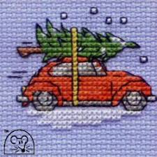 Free counted cross stitch patterns. Large Picture Of Beetle Collecting The Tree Cross Stitch Patterns Christmas Xmas Cross Stitch Cross Stitch Cards
