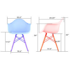 Diiiz shells are made of clear polycarbonate that makes this daw chair replica modern and trendy. Eames Style Daw Molded Lime Green Plastic Dining Armchair With Wood Eiffel Legs