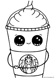Kawaii is japanese for tiny, cute and cuddly. Google Image Result For Https Coloring Pages Info Images Ccovers 1576519626starbucks Cups Kaw Creation Coloring Pages Food Coloring Pages Cute Coloring Pages
