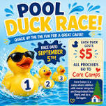 Pool Rubber Ducky Race for Care Camps