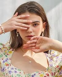 Amazon.com: PERNNLA PEARL 18K Gold Drop Dangle Earrings for Women Dainty  Long Circle Geometric Earring Big Boho Statement Earrings Women Jewelry:  Clothing, Shoes & Jewelry