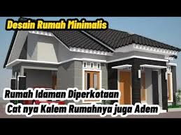 Tentu saja selain melihat keindahan minimalis dari rumah, kamu juga harus memperhatikan karakter rumah itu apakah memenuhi kriteriamu dan seleramu. Desain Rumah Minimalis Idaman Rumahnya Adem Bos Cat Nya Kalem Youtube