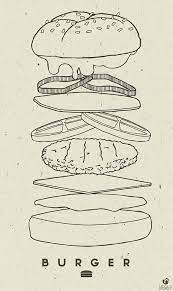 epingle par zayra de la virgen sur d r a w i n g s dessin burger hamburger coloriage abeille maja