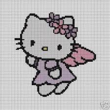 Coucou, il y a quelques jours, je publiai le récapitulatif des grilles hello kitty de l'année 2009 (cliquez ici pour voir l'article). Hello Kitty Angel Crochet Pattern Cgct 101053