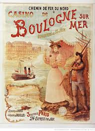 Chemin De Fer Du Nord Casino De Boulogne Sur Mer Affiche H Minich Author Minich H I Image De Ville Boulogne Sur Mer Affiches De Voyage Retro