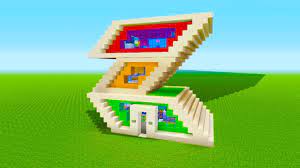 Its shape makes it easy to create complexity just by introducing and repeating patterns around the pyramid, which is how you can go from a regular old desert pyramid to a towering behemoth like the one above, built by youtuber fallenqbuilds. Minecraft Tutorial How To Make A Weird Modern House Youtube
