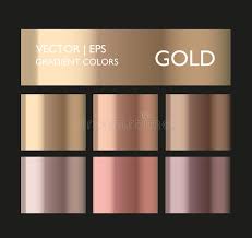 Find metallic bronze colors and adjust it to your exact liking. Metal Gradient Set Metallic Gold Color Silver Chrome Bronze Colorful Palette Collection Editorial Photography Illustration Of Element Collection 171173792