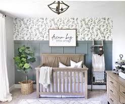 Greenery Nursery In 2020 Nursery Baby Room Baby Boy Rooms Baby Room Design