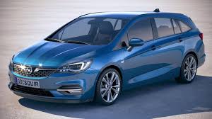 Gesamtlänge 4.702 mm, höhe 1.510 mm, breite 2.042 mm Opel Astra Sports Tourer 2020 3d Model 129 Obj Max Ma Lwo Fbx C4d 3ds Free3d