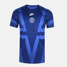 Com messi, porém, a ideia é conseguir o tão sonhado título da champions e muito. Camisa Paris Saint Germain Pre Jogo Cl 19 20 Nike Masculina Azul Branco Netshoes