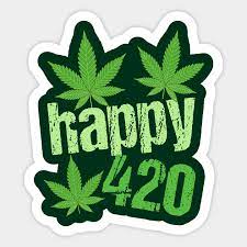 For all you potheads, hippies and stoners, celebrate this 420 with the anthem to get high in 2011. Happy 420 420 Sticker Teepublic