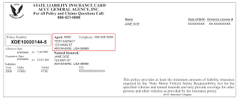 Alabama insurance identification card policy provides the minimum insurance prescribed by law. Accc Policyholders Accc Insurance Company