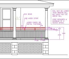 Building code guidelines for deck guardrail height stairs and railing as recommended by the most recent international building code (ibc). Porch Railing Height Building Code Vs Curb Appeal