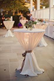 Settings event rental offers wedding and event rentals for: Elegant Cocktail Tables Deer Pearl Flowers