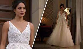 Not only is she in the throes of planning her royal wedding to prince harry, which will take place on may 19, but her character on suits is also. Meghan Markle Engagement Prince Harry S Girlfriend Tries On Wedding Dresses Royal News Express Co Uk