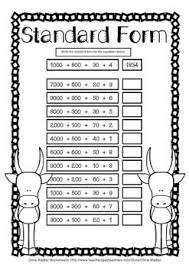 Expanded Form Standard Form Worksheets And Printables Standard Form Worksheet Expanded Form Standard Form