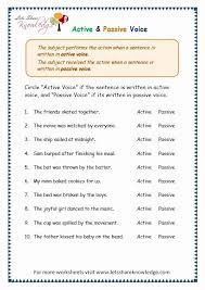 Active and passive voice exercises for a sentence with a transitive verb (a verb with an object) can be written in two voices: Active Passive Voice Worksheet New Passive Voice Education Pinterest Chessmuseum Template Library Active And Passive Voice Passive The Voice
