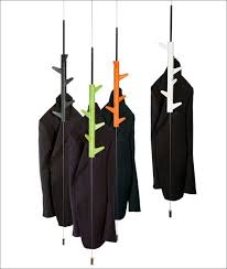 Interior Design Idea Coat Racks That Hang From The Ceiling These Hanging Coat Racks Are Suspended From The Ceil Coat Rack Hanging Coat Rack Coat Rack Wall
