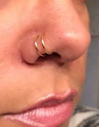 Pin By Misslindy Photos On My Funky Offbeat Style Mix All The Things Double Nose Piercing Double Nostril Piercing Nose Piercing