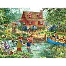 Masterpieces' 18 x 24 memory lane 300pc ez grip puzzles are painted by the talented alan giana. 300 Large Piece Jigsaw Puzzles Jigsaw Puzzles For Adults
