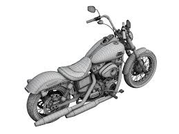 3d Model Motorbike Fbx Obj Ma 3ds C4d Dxf 3d Model Mini Cooper S Model