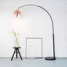 Moderne Kupfer Bogenstehleuchte Bogenlampe Im Retro Lounge Design