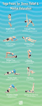 10 Yoga Poses To Reduce Stress Tension And Promote Mental Relaxation Easy Yoga Workouts How To Do Yoga Yoga Poses