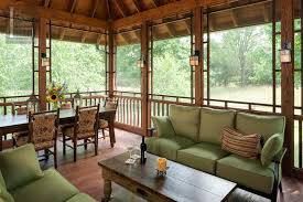 25 stylish front porch makeover ideas that encourage outdoor socializing. Screened Porch With Seating And Decor The Porch Company Screened Porch Decorating Porch Furniture House With Porch